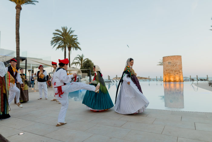 baile payés M&I Private forum de Ibiza 2023 en el hotel Torre del Mar.