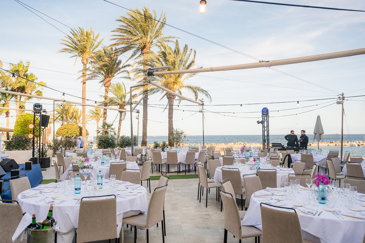 cena de gala hotel torre del Mar y ASPANOB