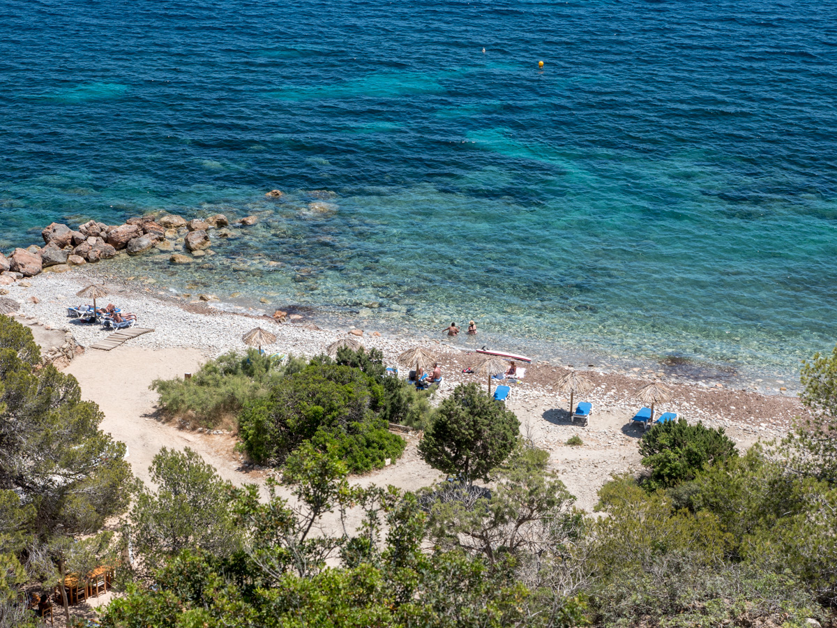 calas tranquilas en Ibiza